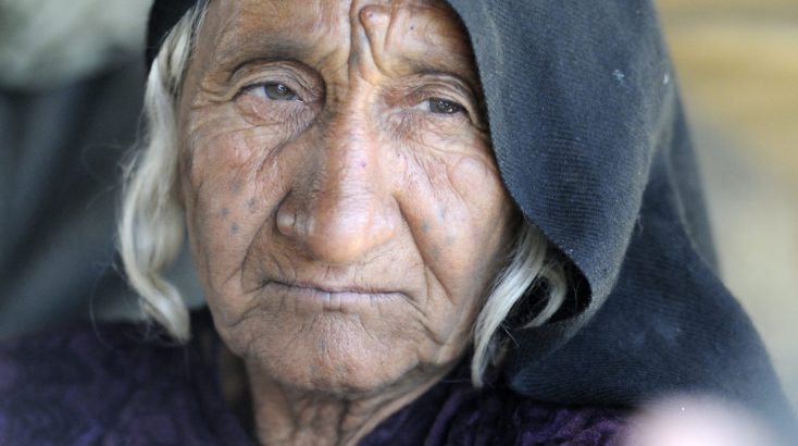Qaum and his family are ethnic Pashtuns. This group was traditionally nomadic, traveling widely in search of grazing land for their animals. Most have lost their animals after 30 years of conflict and displacement, but the older women, like Qayums mother (pictured), still bear tattoos on their faces to show their nomadic roots. All photos: UNHCR / R. Arnold /October 2008contact hopper@unhcr.org for details