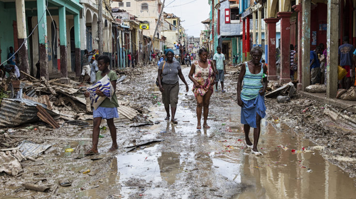 Scene from Les Cayes, Haiti, in the aftermath of Hurricane Matthew, the category 4 storm which made landfall in the country on 4 October.UN Photo/Logan Abassi
6 October 2016
Les Cayes, Haiti
Photo # 697653