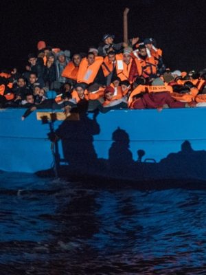 Vluchtelingenboot Libië - Humanity House