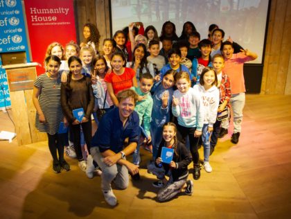 Lancering digiles Unicef: 'Kinderen op de Vlucht' in Humanity House