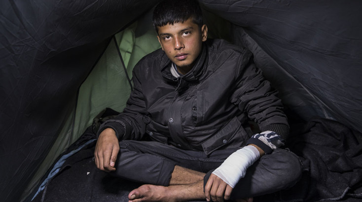 Umur, 16, uit Pakistan.