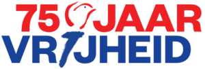 75 jaar vrijheid logo