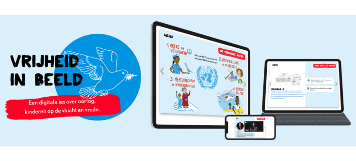 Vrijheid in Beeld. EEN DIGITALE LES OVER OORLOG, KINDEREN OP DE VLUCHT EN VREDE